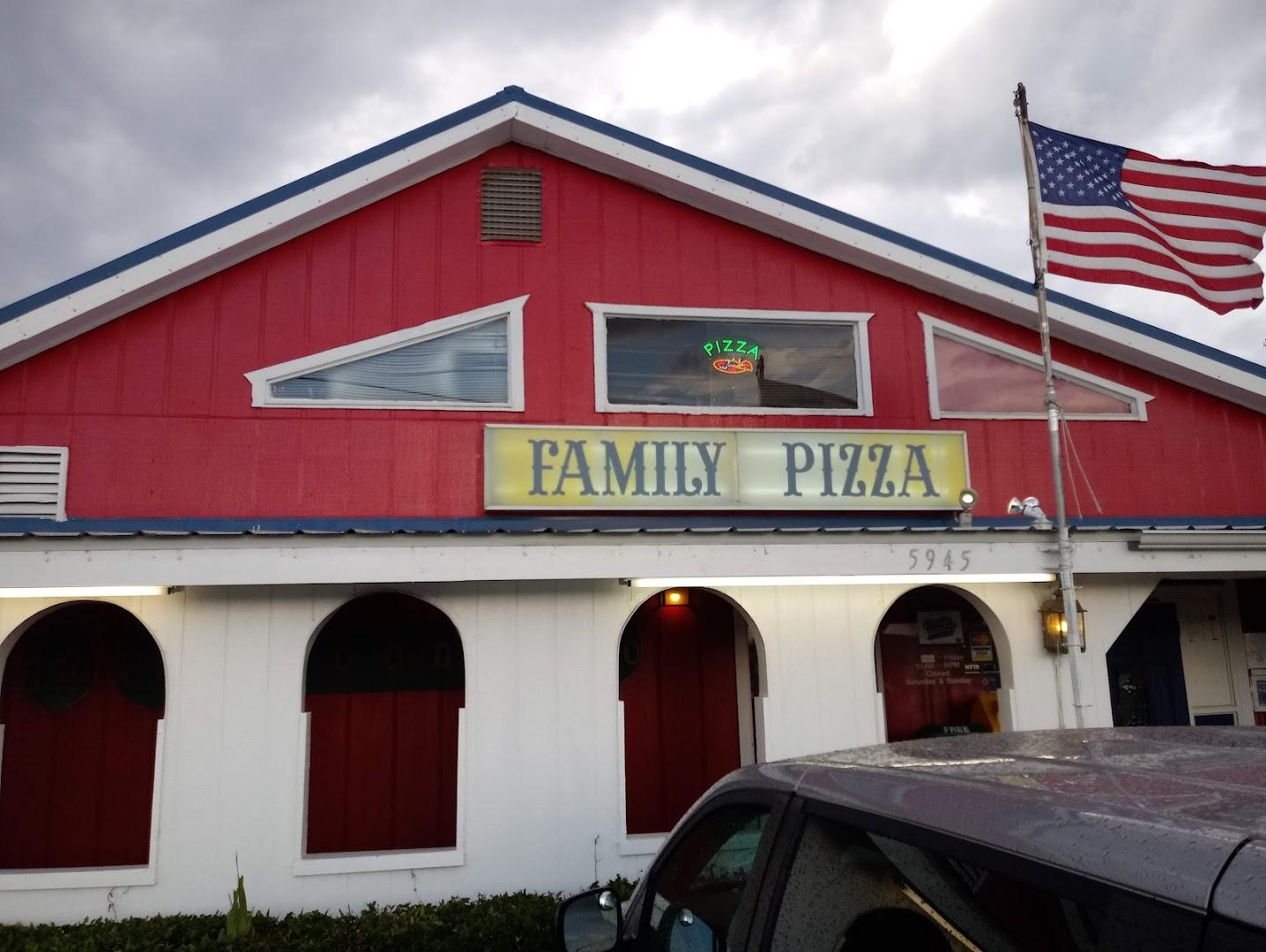Family Pizza House Menu